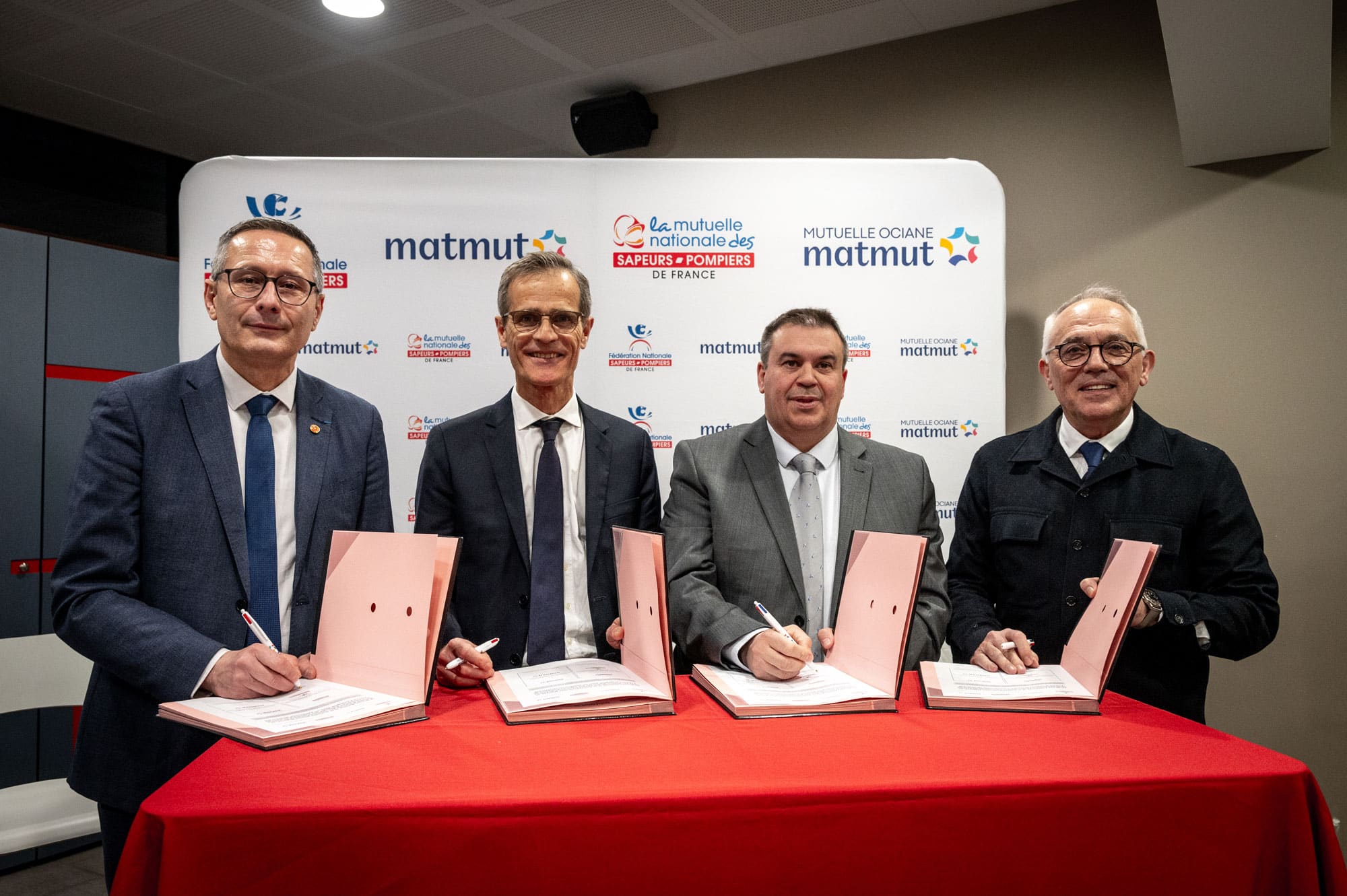 Signature accord partenariat MNSPF/Matmut/FNSPF